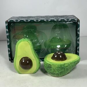 NIB Avocado "You Guac My World" Salt and Pepper Shakers